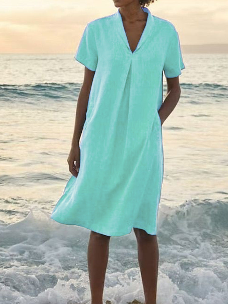 Bella™ | Flattering V-Neck Style with Pockets