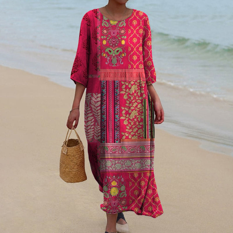 Marlene | Loose Boho Maxi Dress