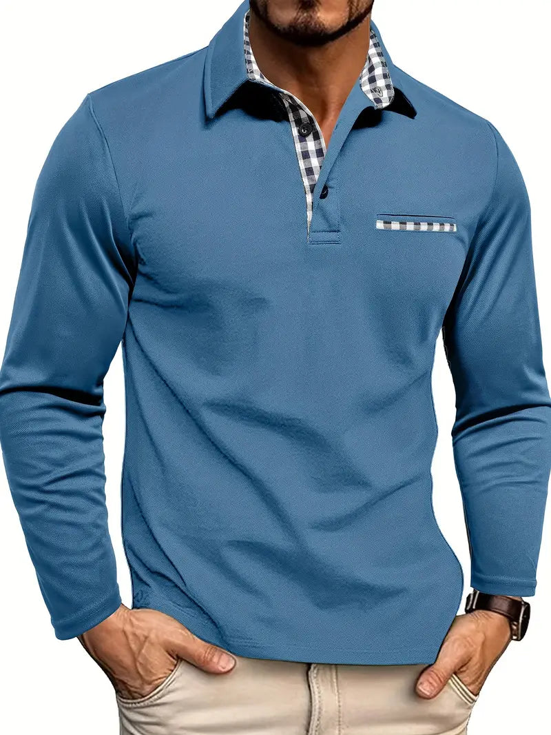 Vince | Polo Shirt with Long Sleeves