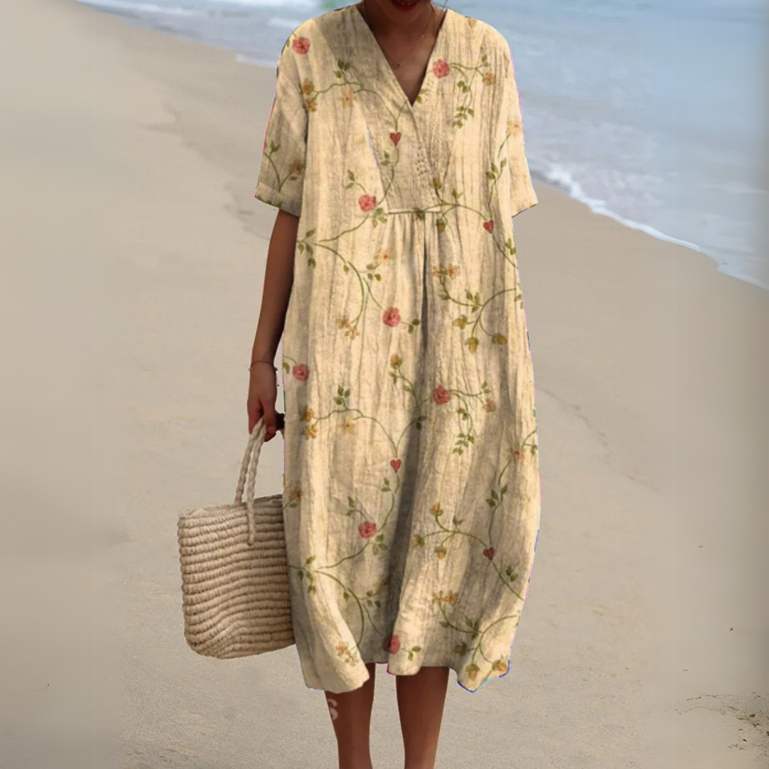 Nathalie | Elegant Floral Dress