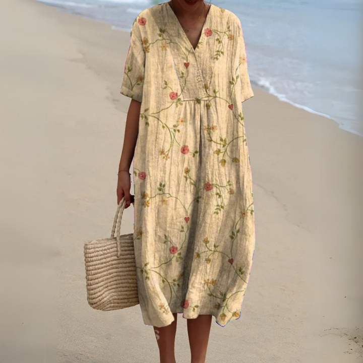 Nathalie | Elegant Floral Dress