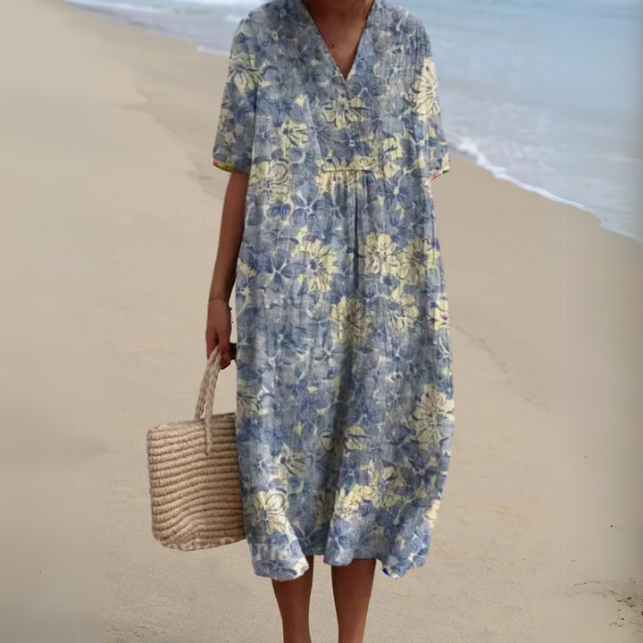 Nathalie | Elegant Floral Dress