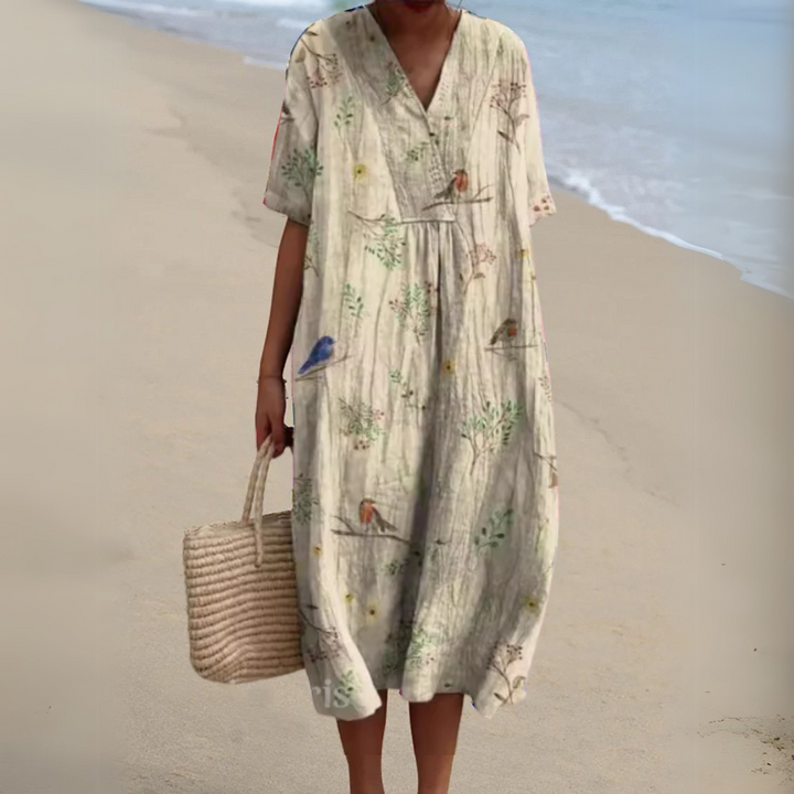 Nathalie | Elegant Floral Dress