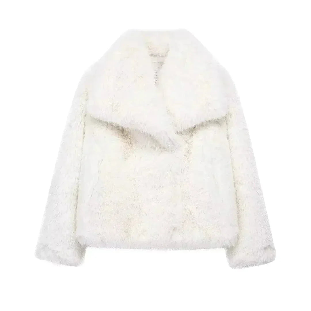 Alena | Elegant Faux Fur Jacket