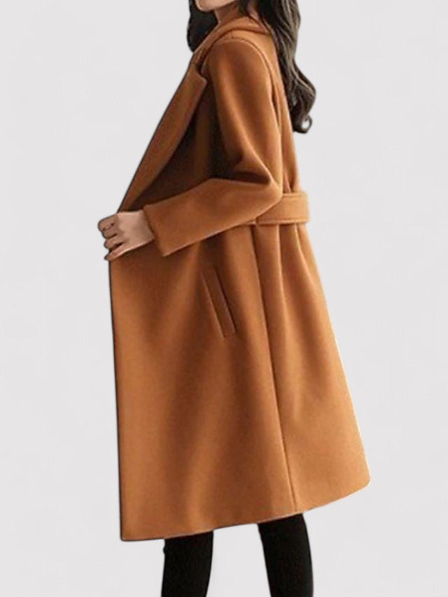 Elise | Winter Wool Coat with Belt