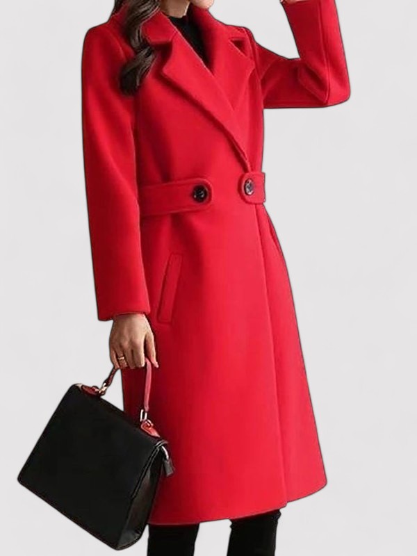 Elise | Winter Wool Coat with Belt