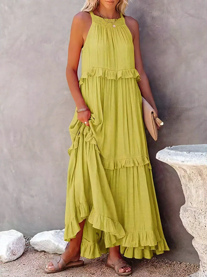Mabel™ | Ruffle Breeze Maxi Dress