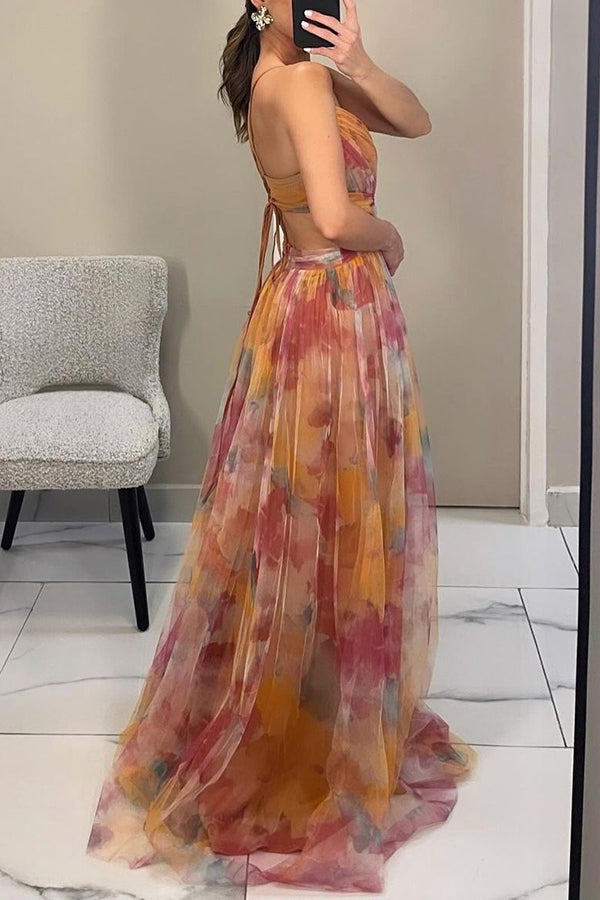 Adeline™ | Elegant Spaghetti Strap Dress
