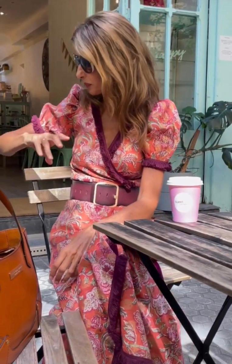 Jocelyn | Elegant Pink Maxi  Silhouette