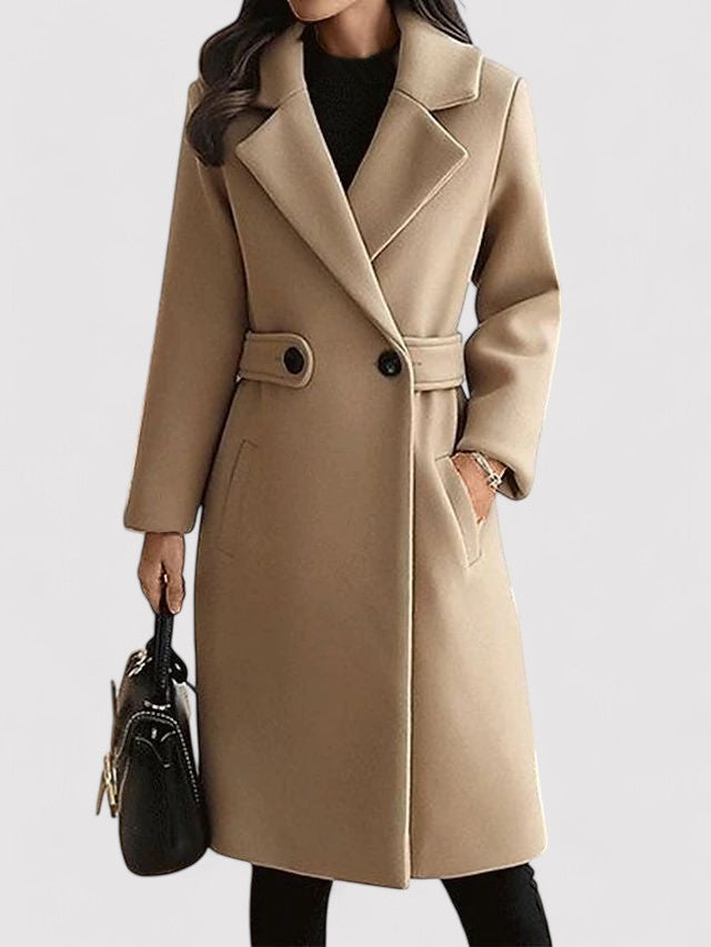 Elise | Winter Wool Coat with Belt
