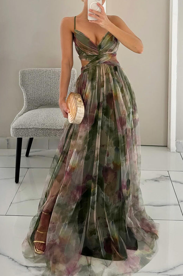 Adeline™ | Elegant Spaghetti Strap Dress