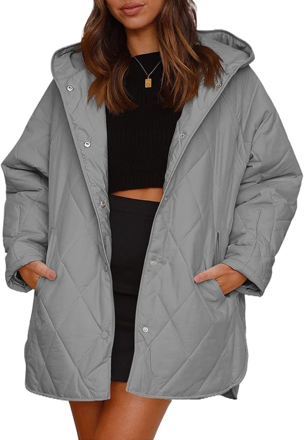 Lisbeth | Lightweight waterproof padded jacket with hood