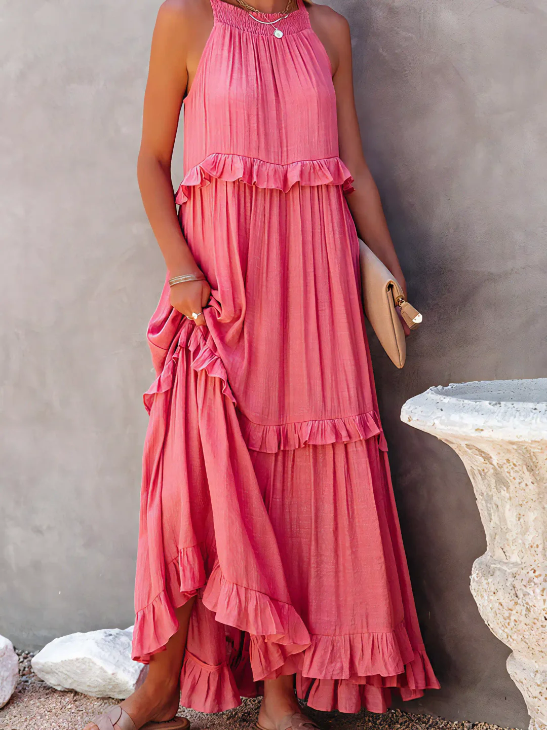 Mabel™ | Ruffle Breeze Maxi Dress