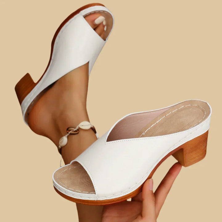 Sorina | Orthopedic Thick Heel Sandal