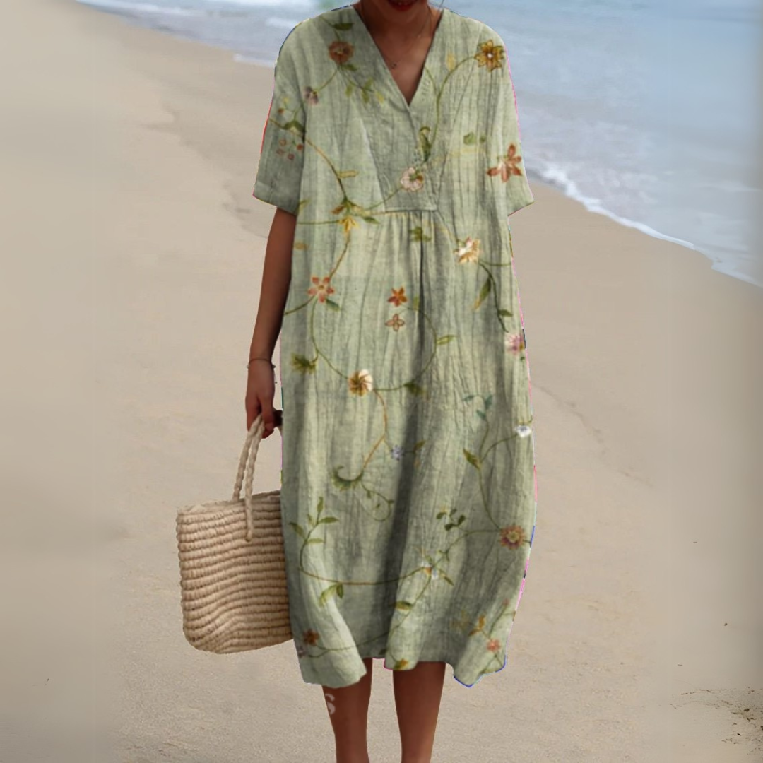 Nathalie | Elegant Floral Dress