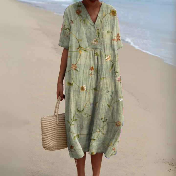 Nathalie | Elegant Floral Dress