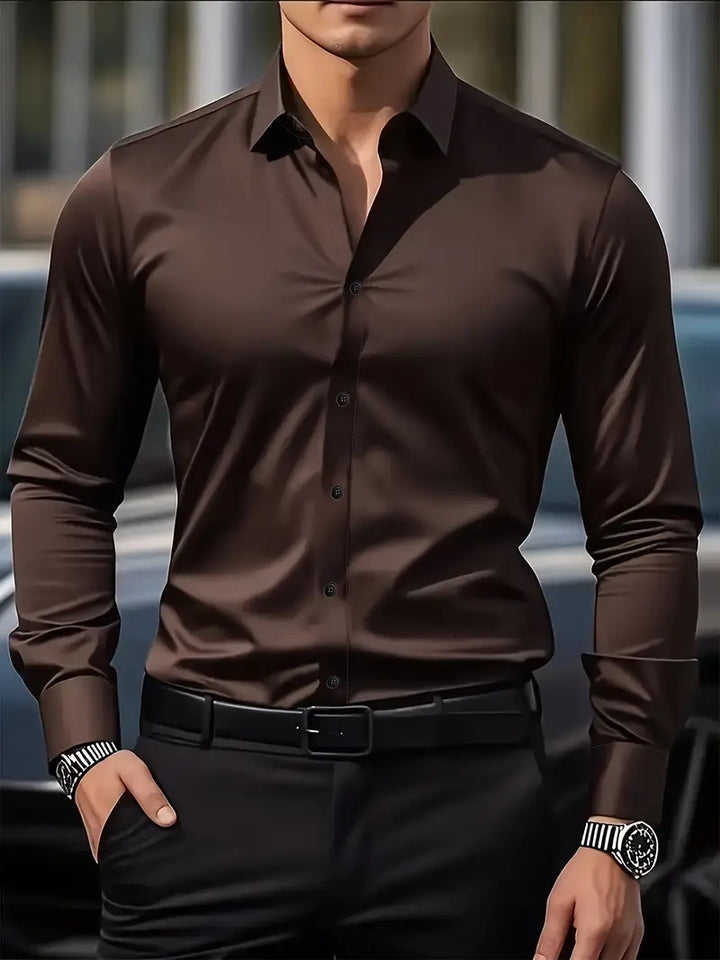 Savrani™ | Modern Long-Sleeve Shirt