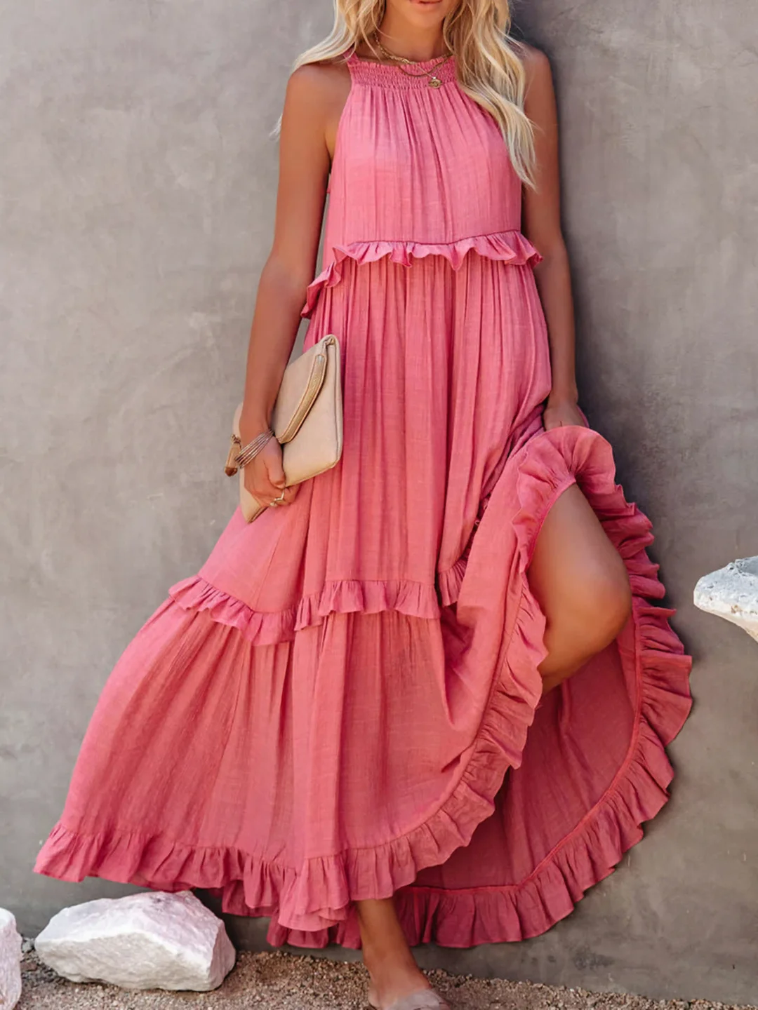 Mabel™ | Ruffle Breeze Maxi Dress