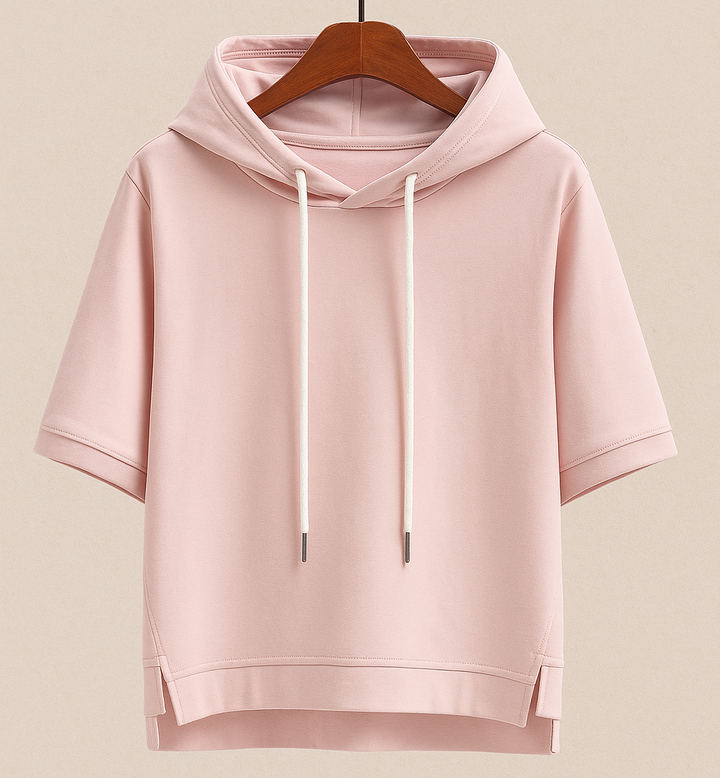 Alison | Casual Short Sleeve Hoodie