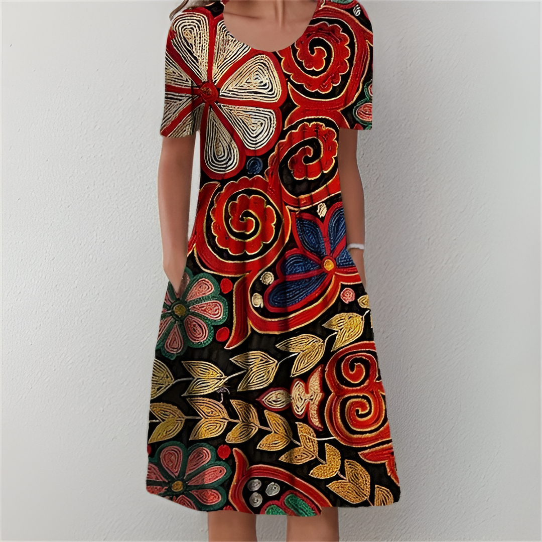 Heather | Classic Floral Dress