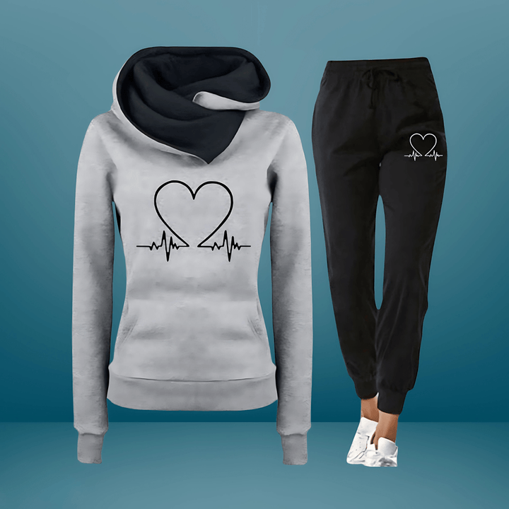 Eliana | Love Heart Hoodie & Jogger Set