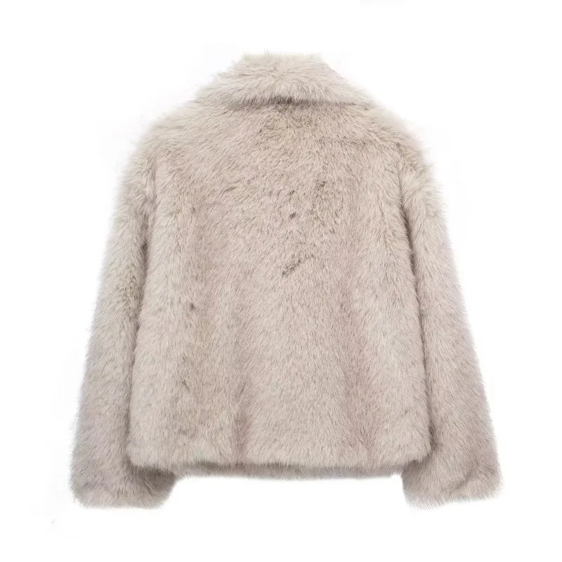 Alena | Elegant Faux Fur Jacket