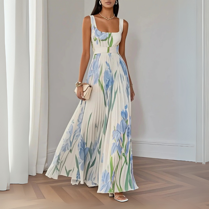 Revina™ |  Elegant Floral Maxi Dress
