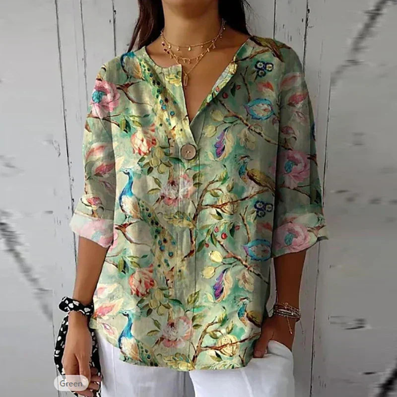 Harley | Elegant Floral Blouse