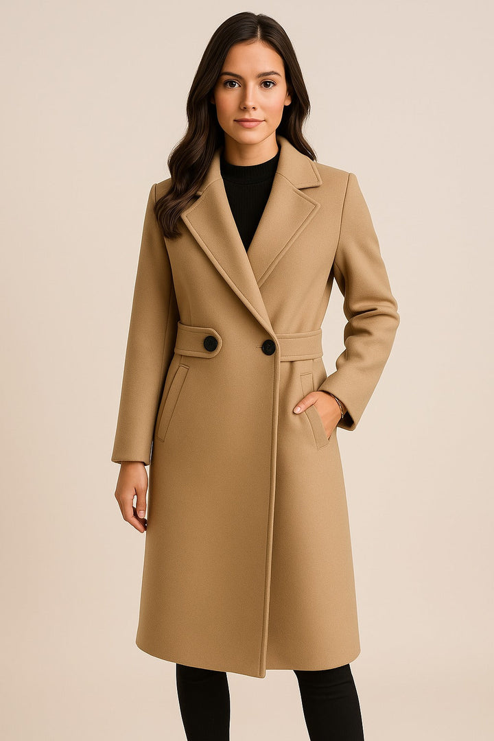 Elise | Winter Wool Coat with Belt