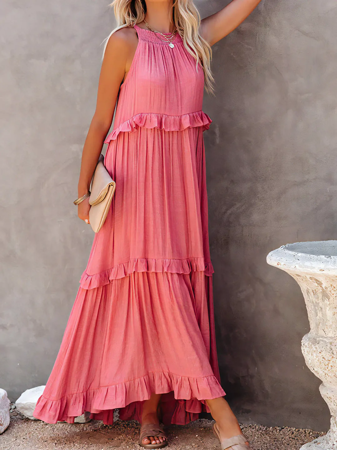 Mabel™ | Ruffle Breeze Maxi Dress