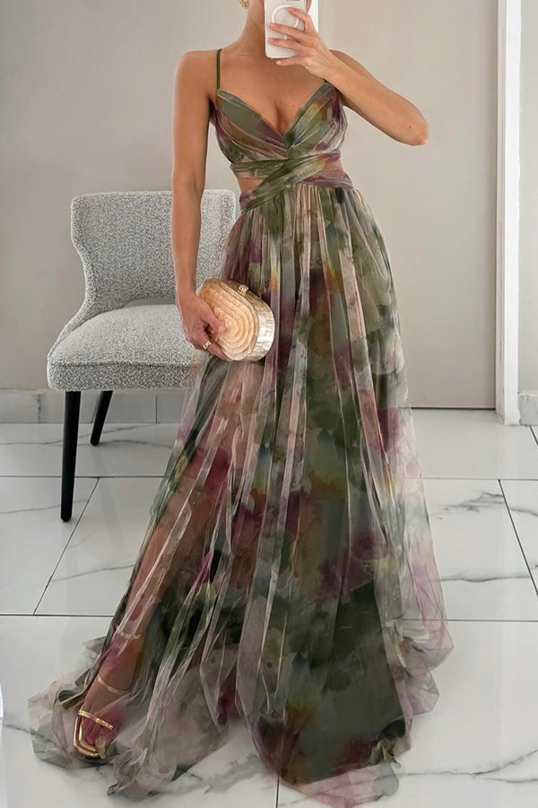 Adeline™ | Elegant Spaghetti Strap Dress