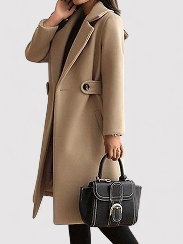 Elise | Winter Wool Coat with Belt