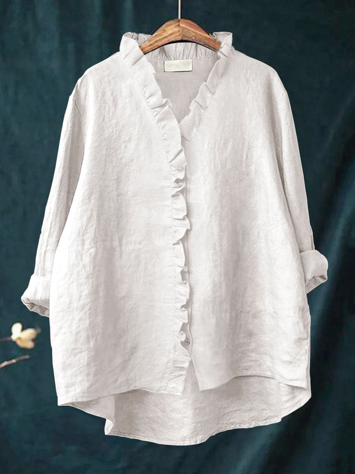 Mia | Elegant Shirt with Ruffle Detail