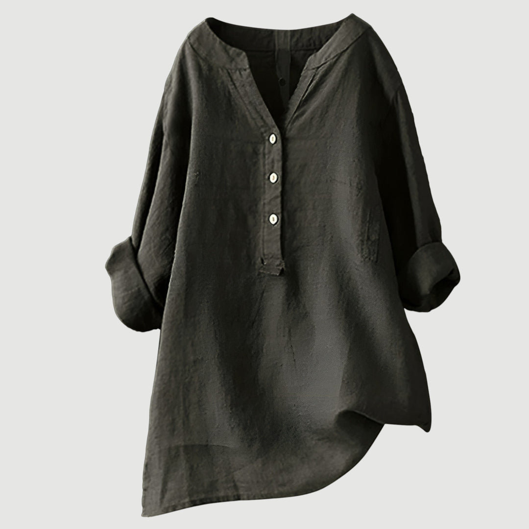 Freja™ | Airy and Comfortable Button-Up Shirt
