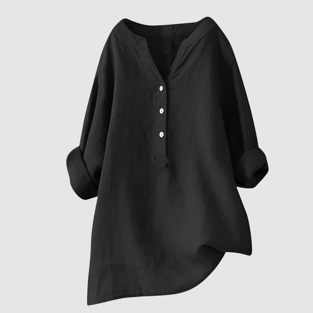 Freja™ | Airy and Comfortable Button-Up Shirt