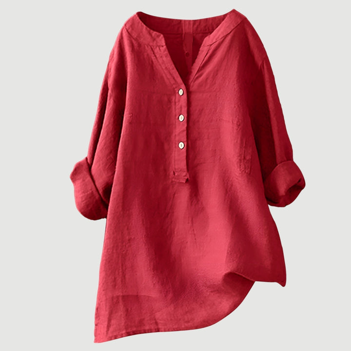 Freja™ | Airy and Comfortable Button-Up Shirt