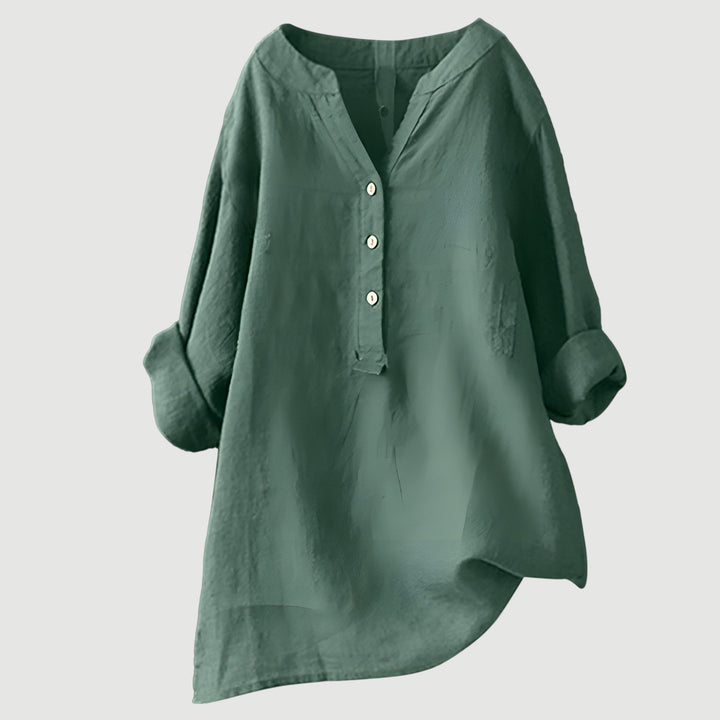 Freja™ | Airy and Comfortable Button-Up Shirt