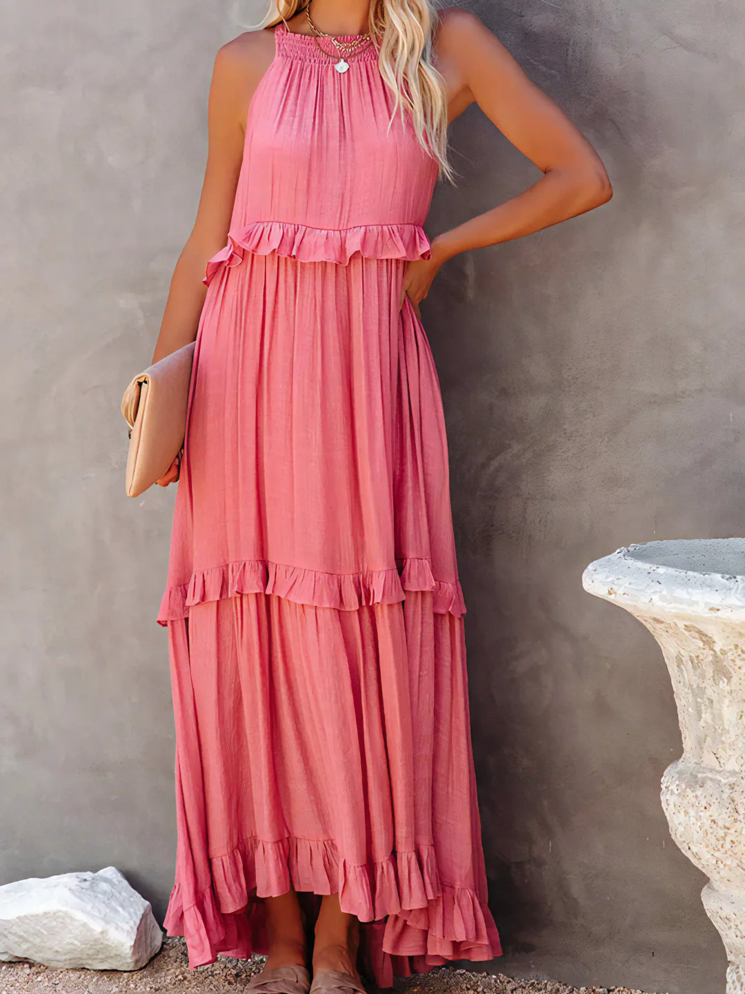 Mabel™ | Ruffle Breeze Maxi Dress