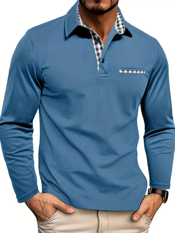 Vince | Polo Shirt with Long Sleeves