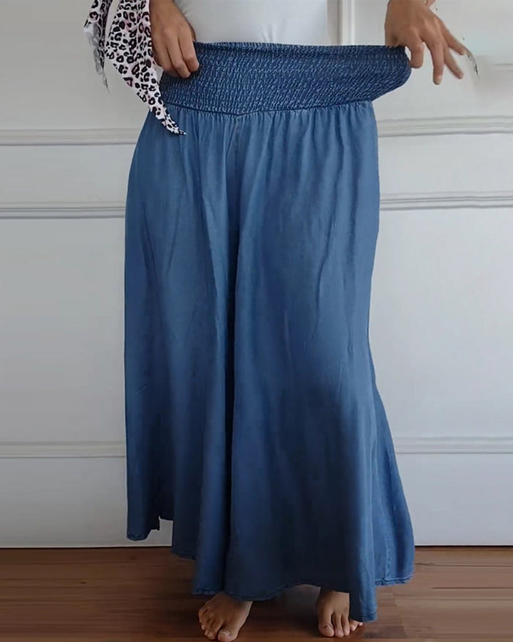 Jasper | Flowy Smocked Waist Pants