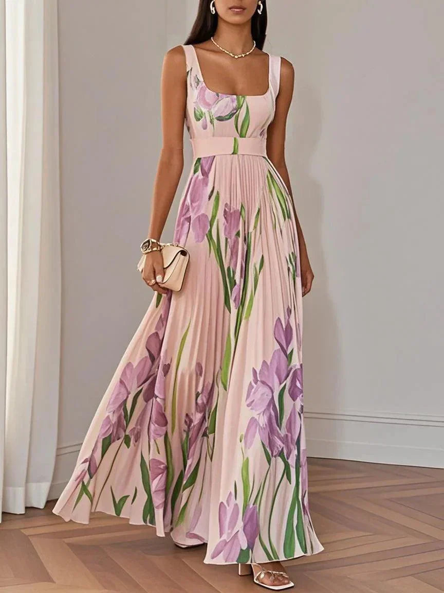 Revina™ |  Elegant Floral Maxi Dress
