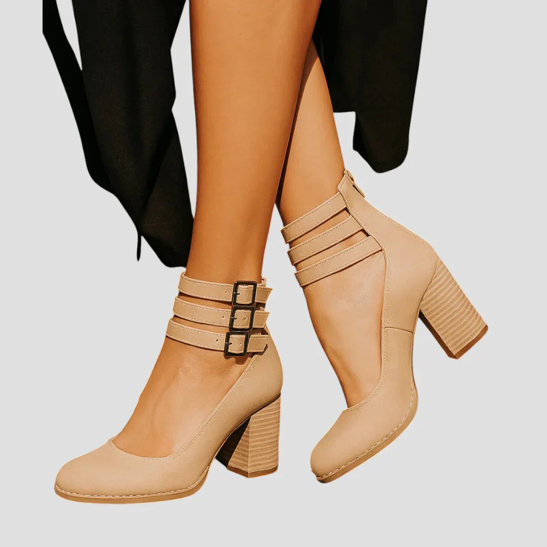 Nicole™ | Open Toe Heels