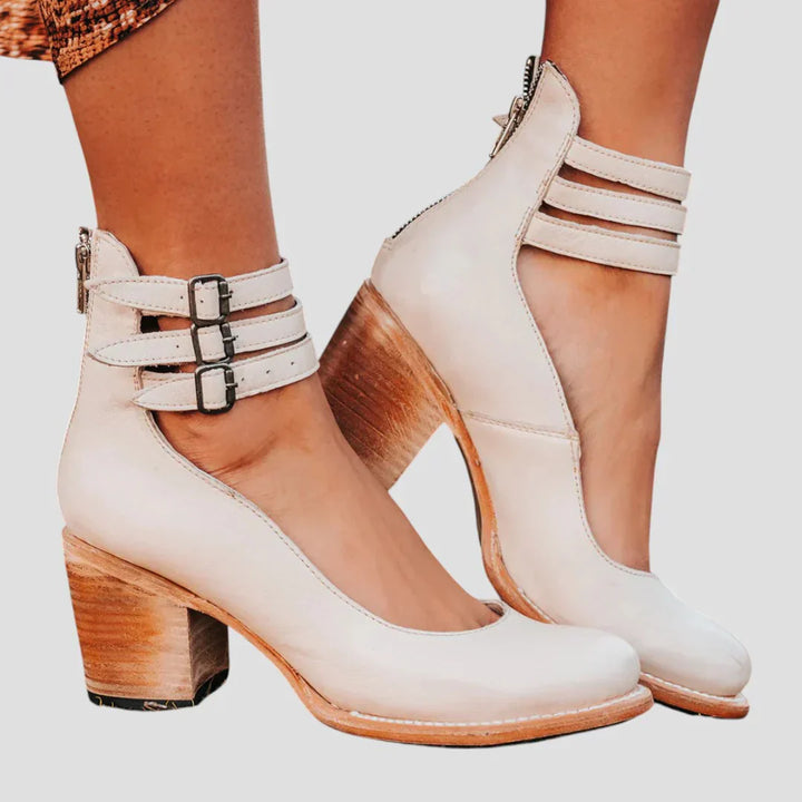 Nicole™ | Open Toe Heels