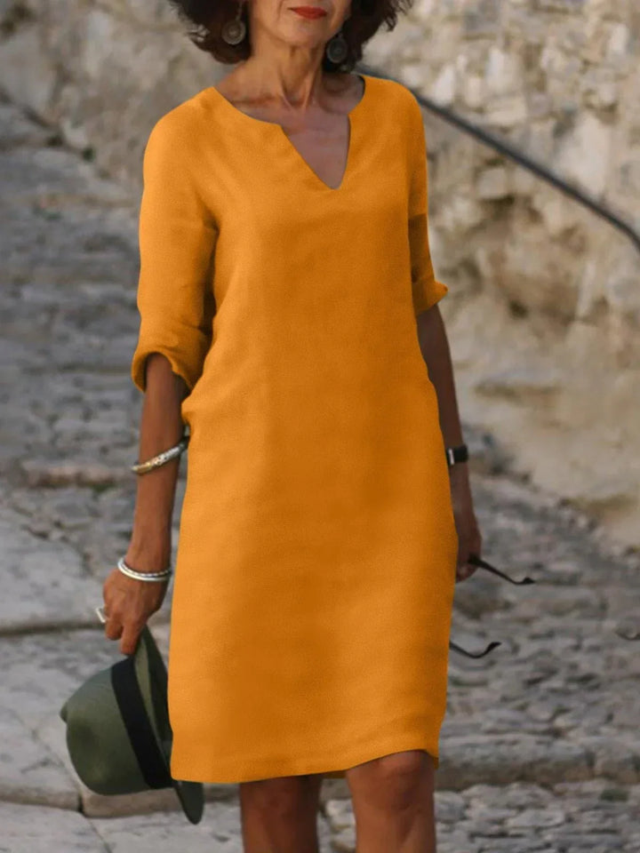 Dana | V-Neck Dress that Hides the Belly